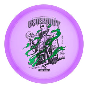 Prodigy A2 400 Ultra Soft Glow Revenant Putt & Approach Golf Disc purple