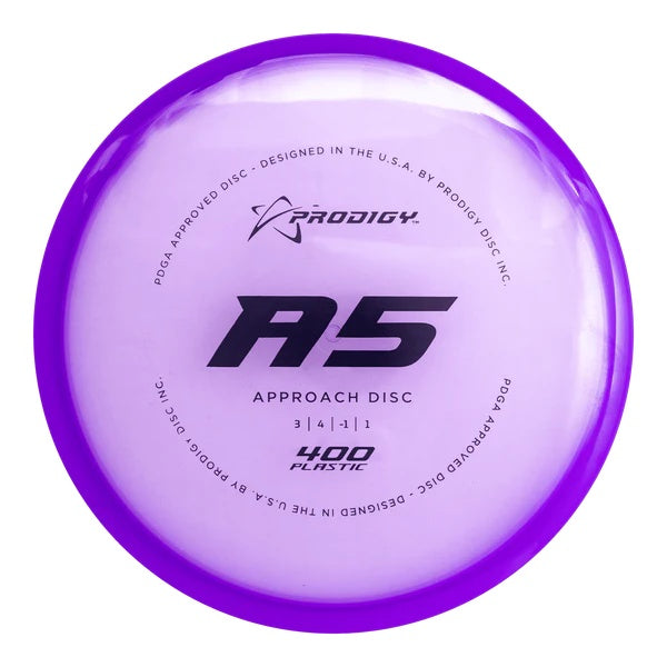 Prodigy A5 400 Putt & Approach Golf Disc purple