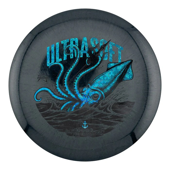 Prodigy PA-1 500 Ultra Soft Plastic Tidal Tyrant Stamp Putt and Approach Golf Disc black