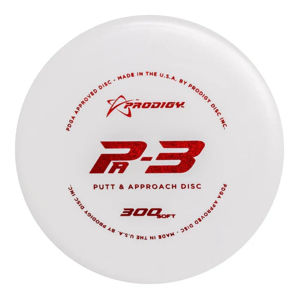 Prodigy PA-3 300 Soft Putt & Approach Golf Disc white