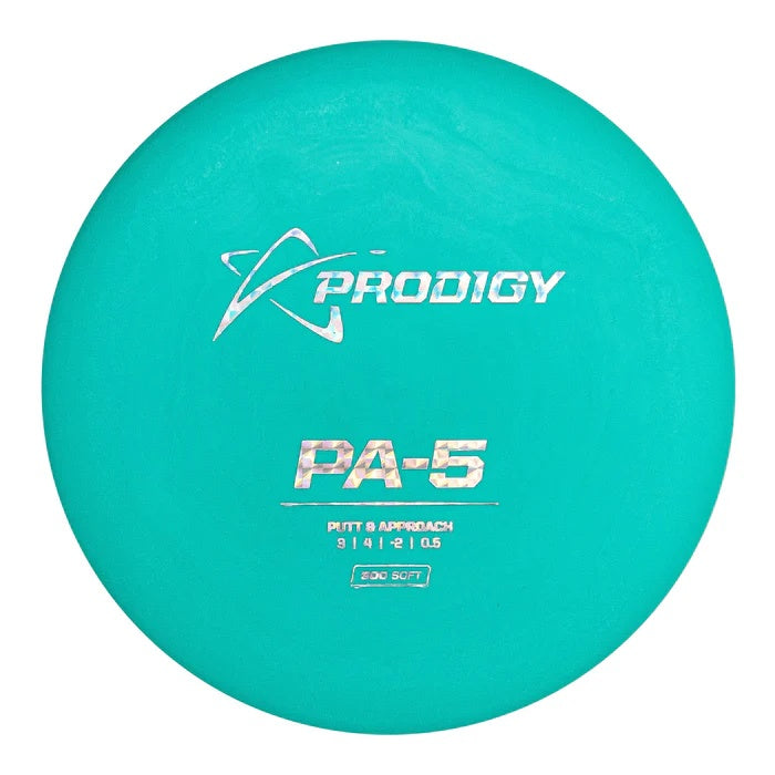 Prodigy PA-5 300 Soft Plastic Putt & Approach Golf Disc teal blue