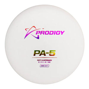 Prodigy PA-5 300 Soft Plastic Putt & Approach Golf Disc white