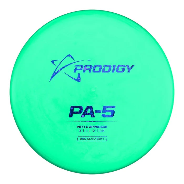 Prodigy PA-5 300 Ultra Soft Plastic Putt &amp; Approach Golf Disc green