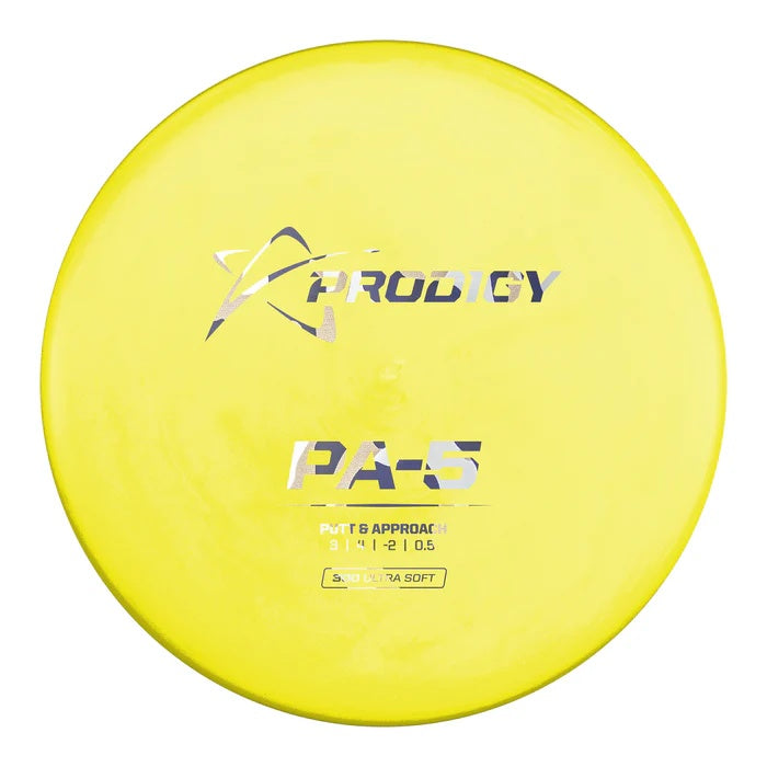 Prodigy PA-5 300 Ultra Soft Plastic Putt &amp; Approach Golf Disc yellow