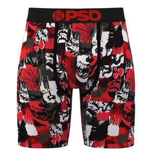 PSD Men's Horror Boxer Briefs pennywise checker it wanted black red 