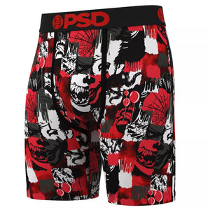 PSD Men's Horror Boxer Briefs pennywise checker it wanted black red 