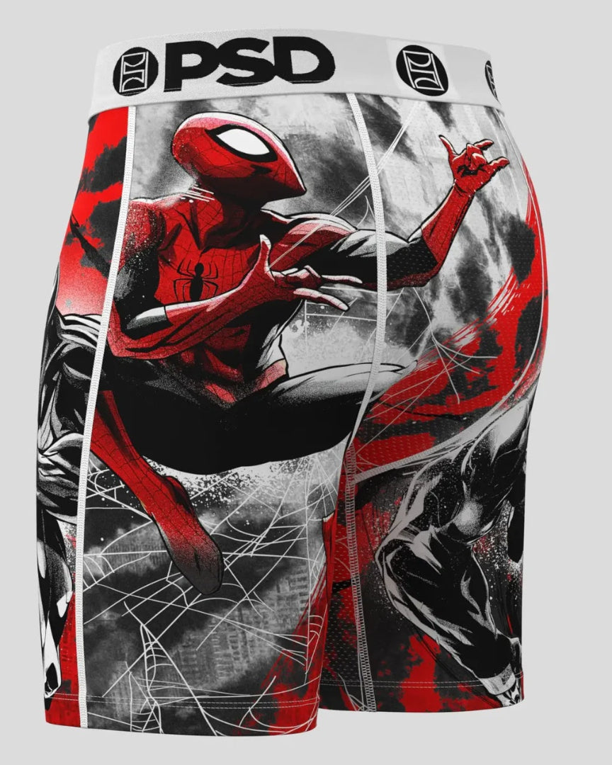 PSD Men's Marvel Boxer Briefs red white black