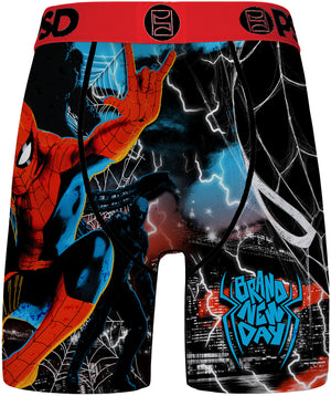 PSD Spiderman Day Boxer Briefs black red blue