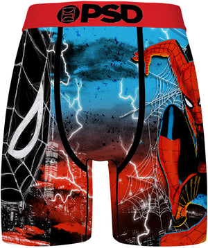 PSD Spiderman Day Boxer Briefs black red blue