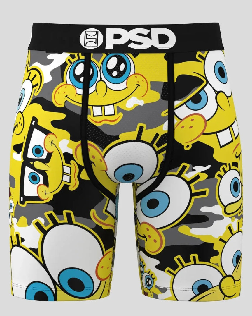 PSD Spongebob Boxer Briefs camo yellow