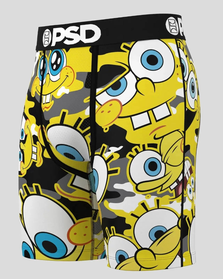 PSD Spongebob Boxer Briefs camo yellow