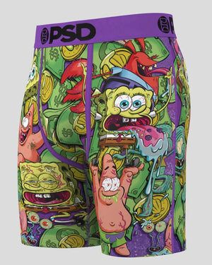 PSD Spongebob Boxer Briefs krusty bank green
