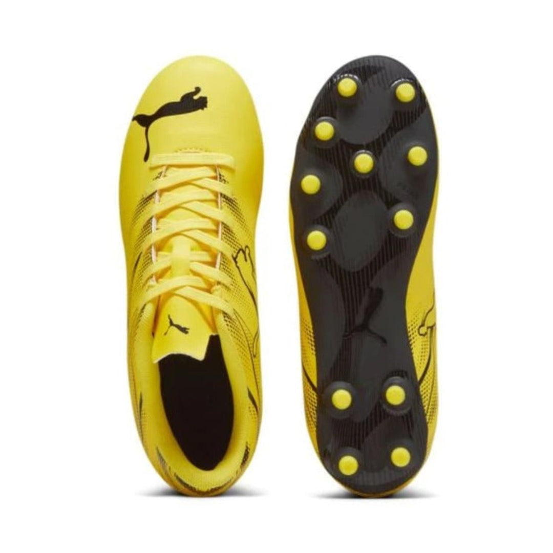 Puma Junior ATTACANTO FG/AG 107480-02 Outdoor Soccer Cleats Yellow/Black