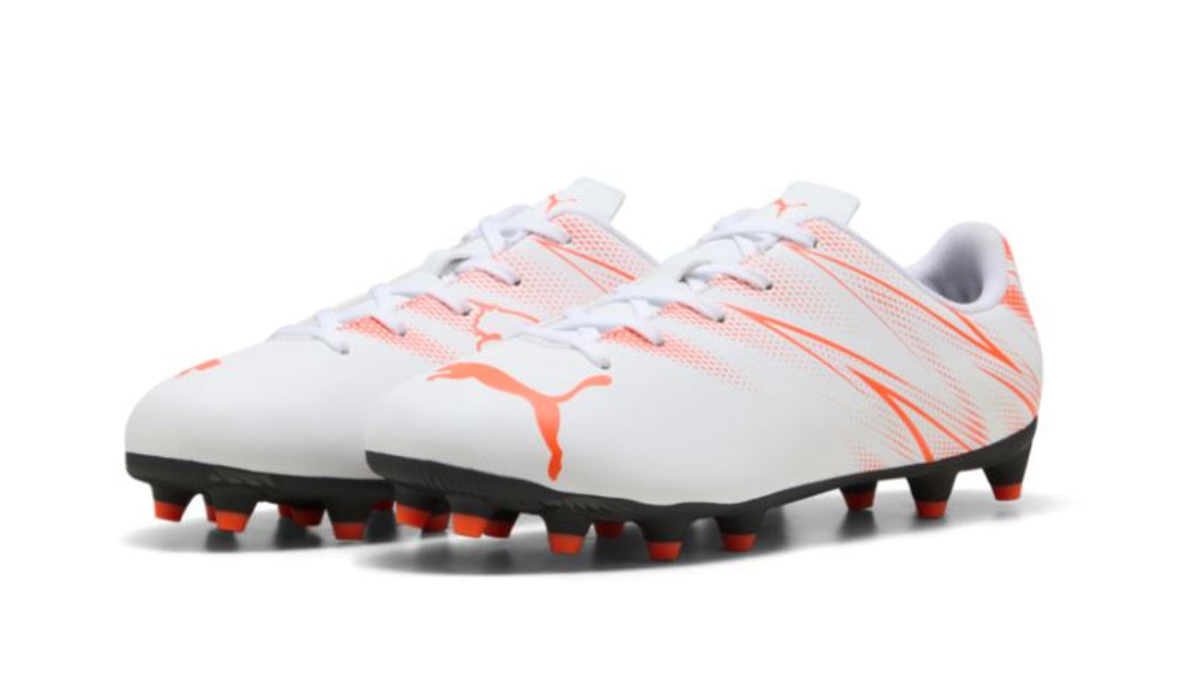 Puma Junior Attacanto II FG Soccer Cleats White