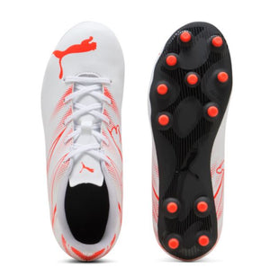Puma Junior Attacanto II FG Soccer Cleats White