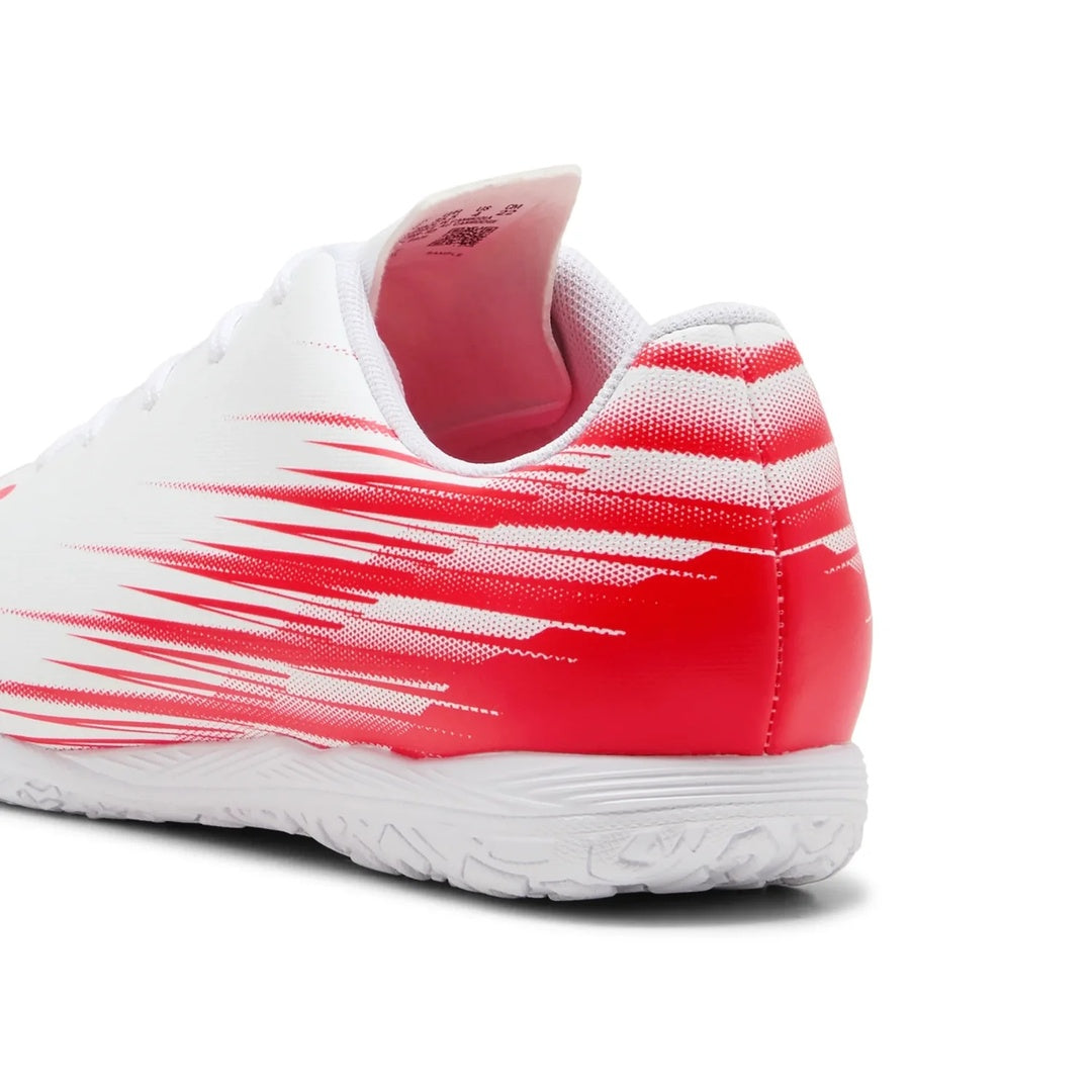 Puma Junior Attacanto II Indoor Soccer Shoes white/red