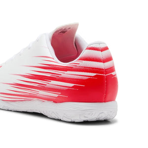Puma Junior Attacanto II Indoor Soccer Shoes white/red