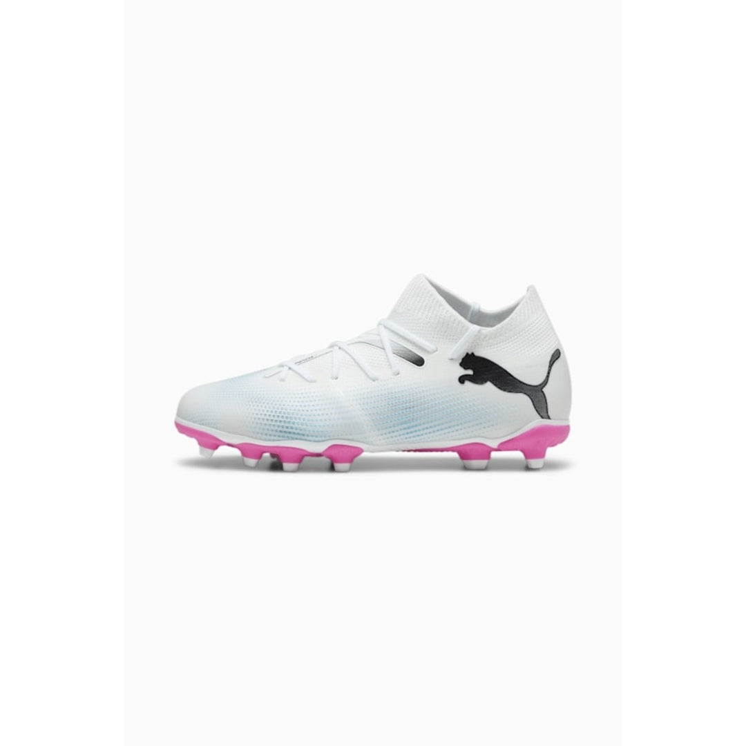 Puma Junior Future Match 7 107729-01 Soccer Cleats White/Pink