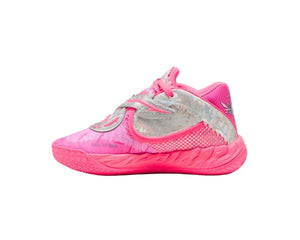 Puma Junior MB World Tour Basketball Shoes pink sun struck-pure magenta