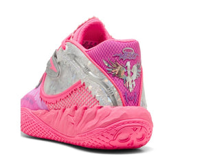 Puma Junior MB World Tour Basketball Shoes pink sun struck-pure magenta lamelo ball