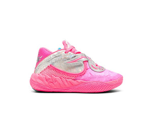 Puma Junior MB World Tour Basketball Shoes pink sun struck-pure magenta