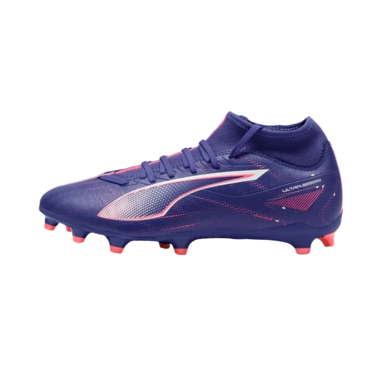 Puma Senior Ultra 5 Play+ FG/AG 107688-01 Soccer Shoes Lapis Lazuli Sunset Glow