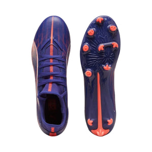 Puma Senior Ultra 5 Play+ FG/AG 107688-01 Soccer Shoes Lapis Lazuli Sunset Glow 2