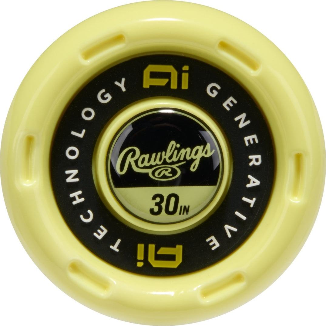 Rawlings -10 Clout USA Baseball Bat yellow
