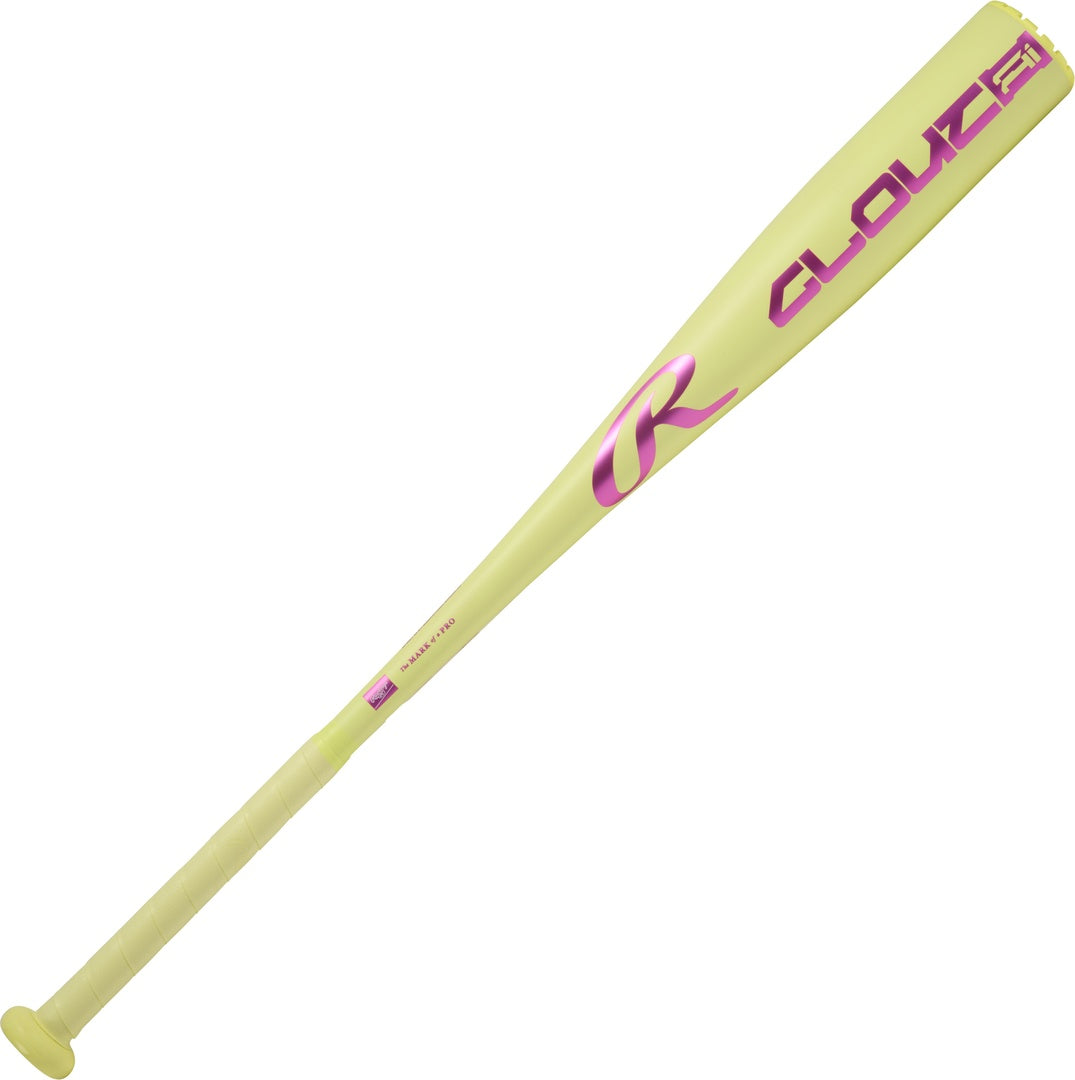 Rawlings -10 Clout USA Baseball Bat yellow