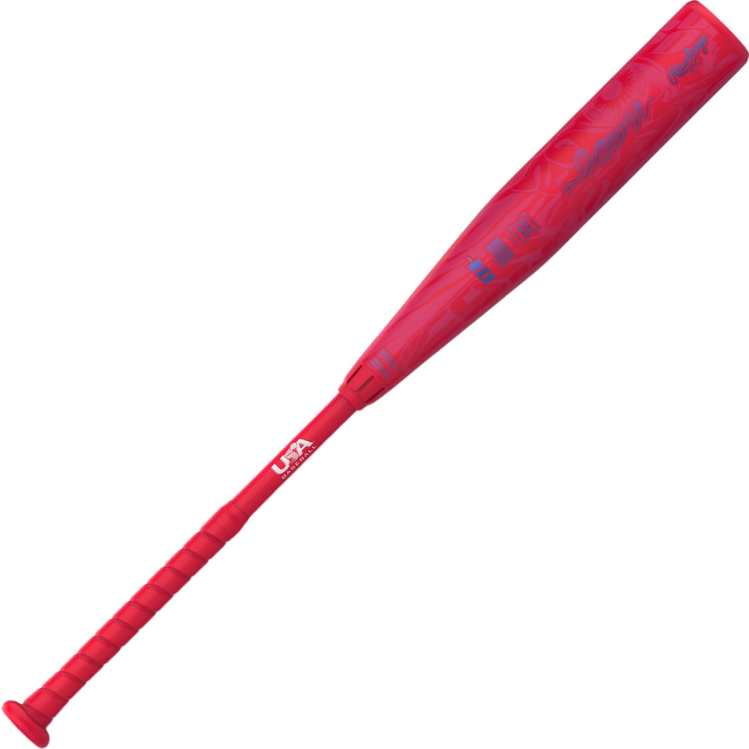 Rawlings -10 Icon USA Baseball Bat pink