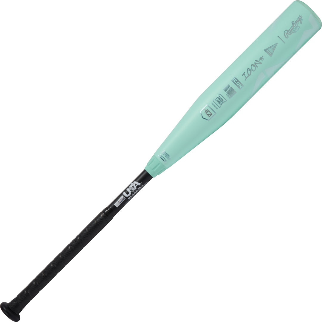 Rawlings -10 Icon USA Baseball Bat green