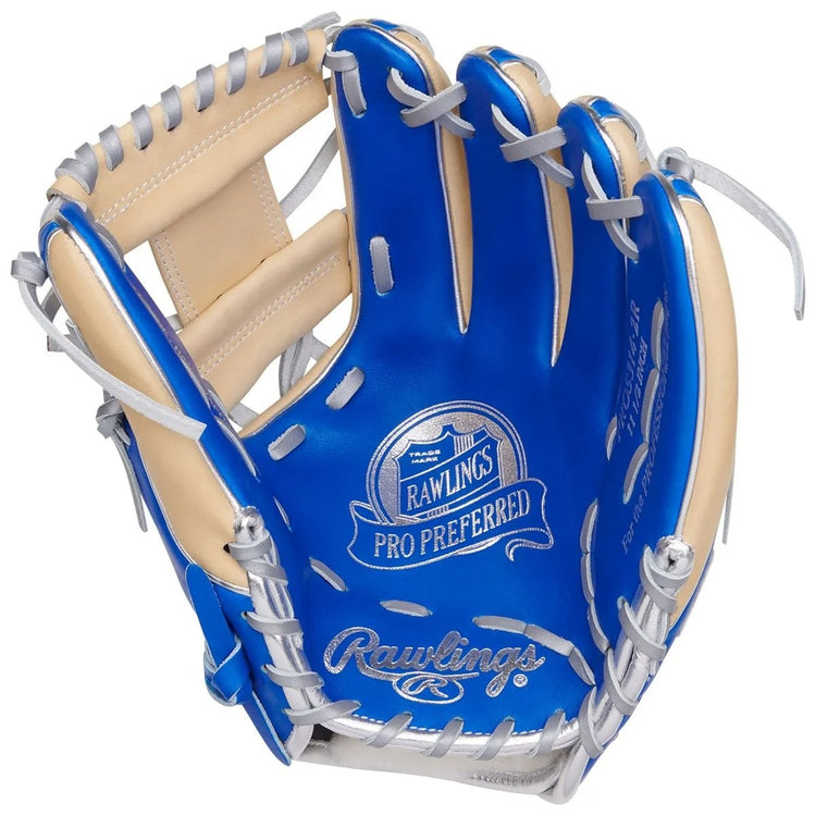 Rawlings 11.5" Pro Preferred PROS314-2R Baseball Glove camel/royal