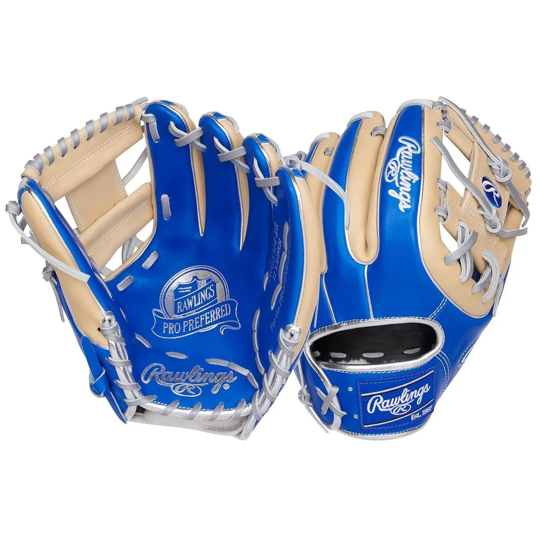 Rawlings 11.5" Pro Preferred PROS314-2R Baseball Glove camel/royal