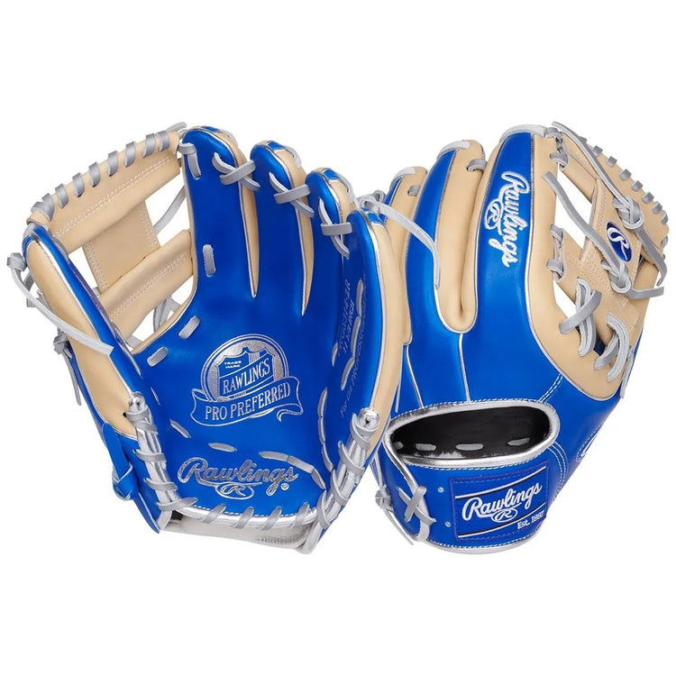 Rawlings 11.5" Pro Preferred PROS314-2R Baseball Glove camel/royal