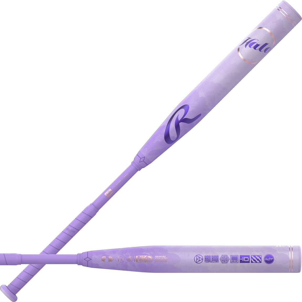 Rawlings -11 Halo Fastpitch Bat lavender