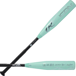 Rawlings -12 Icon USA Baseball Bat 31"/ 19oz green/black