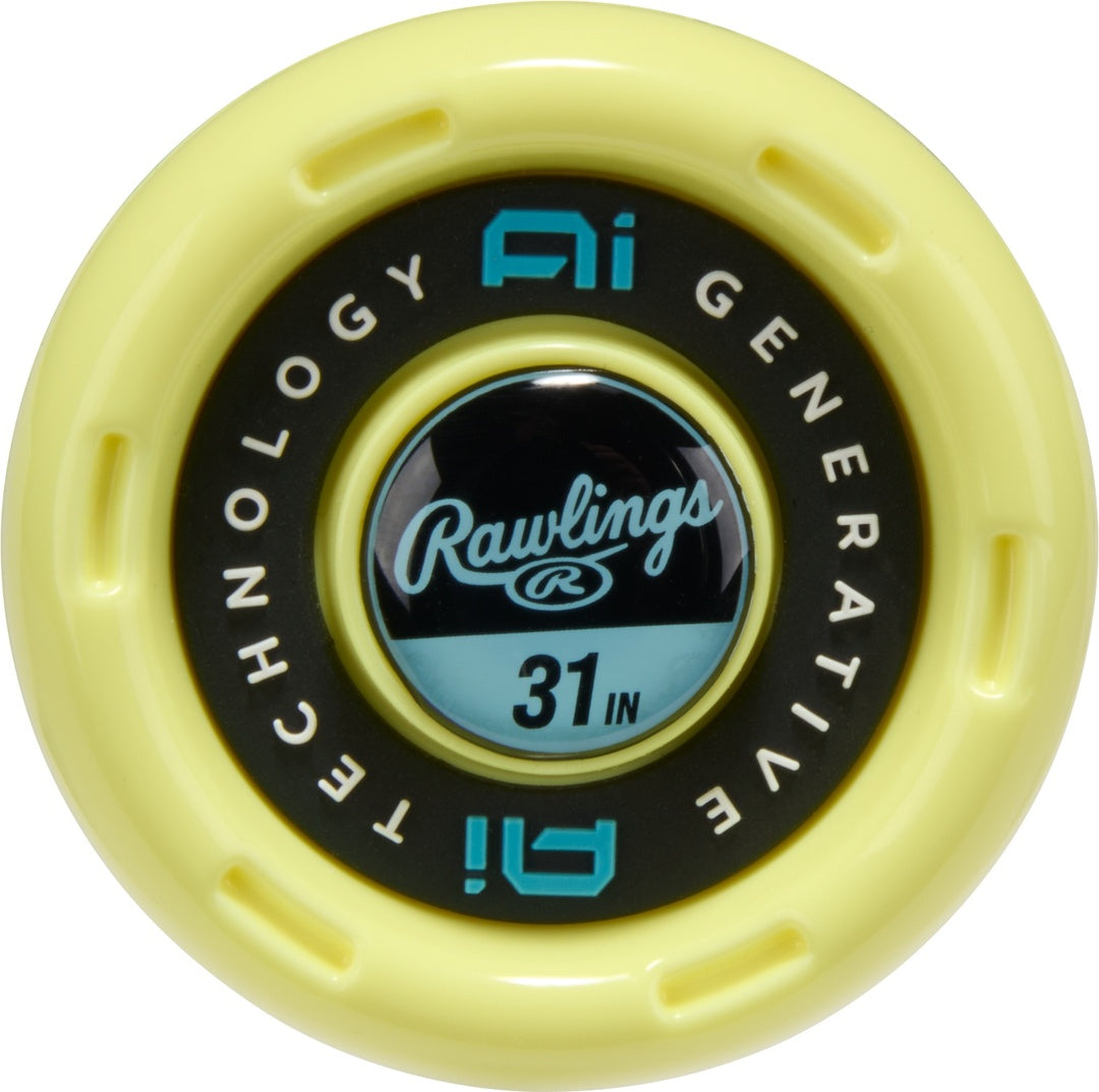 Rawlings -5 Clout USSSA Baseball Bat yellow