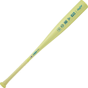 Rawlings -5 Clout USSSA Baseball Bat yellow