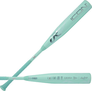 Rawlings -5 Icon USSSA Baseball Bat mint green