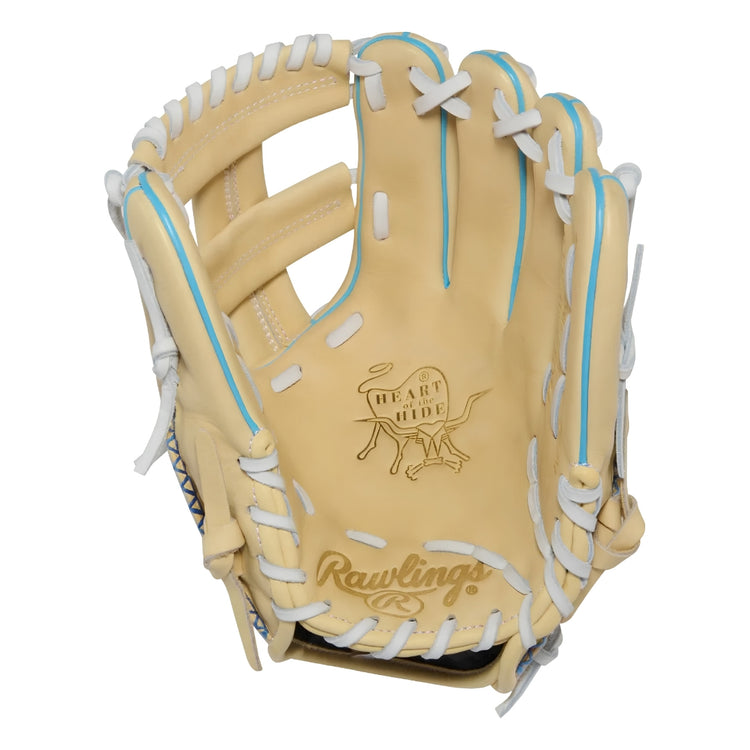Rawlings Heart of the Hide Aug PROR204W-1CCB Baseball Glove camel/blue