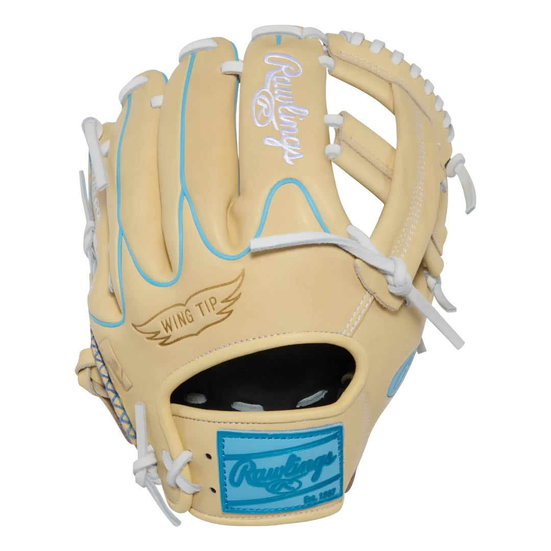 Rawlings Heart of the Hide Aug PROR204W-1CCB Baseball Glove camel/blue