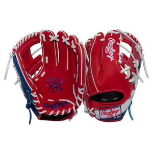 Rawlings Heart of the Hide July GTMPROR204-2SRW Baseball Glove red/blue/white