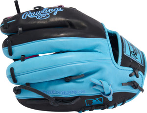 Rawlings Heart of the Hide PROR204-2BBE Spring Break Edition Baseball Glove black/blue/berry