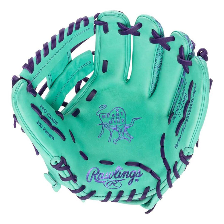 Rawlings Heart of the Hide PROR204-2MPU Baseball Glove mint green/purple