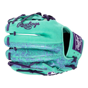 Rawlings Heart of the Hide PROR204-2MPU Baseball Glove mint green/purple