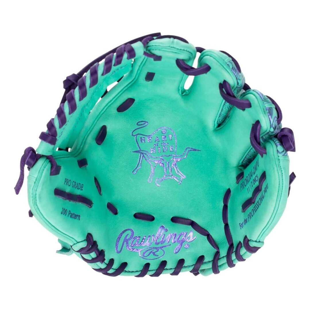 Rawlings Heart of the Hide PROR204-2MPU Baseball Glove mint green/purple