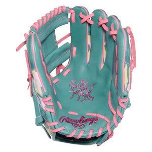 Rawlings Heart of the Hide PROR204-2SP Color Sync 10.0 Baseball Glove green/pink