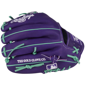 Rawlings Heart of the Hide PROR204-2XPU Baseball Glove purple/green