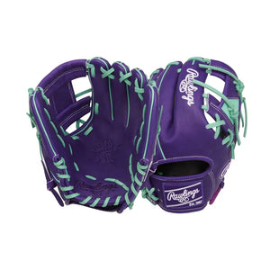Rawlings Heart of the Hide PROR204-2XPU Baseball Glove purple/green