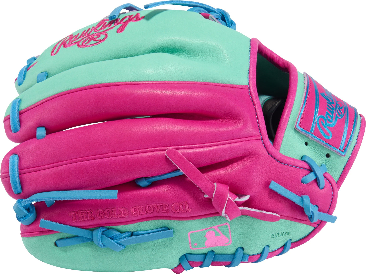 Rawlings Heart of the Hide PROR204-32M Spring Break Edition Baseball Glove mint/berry